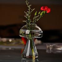 Table Centerpieces Mushroom Shaped Glass Vase Table Deocrations