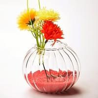 Table Centerpieces Stripe Design Glass Vase Table Deocrations (Sand Included, Flower Not Included)