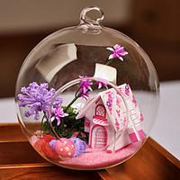 Table Centerpieces Round Glass Vase - Fairytale House Table Deocrations