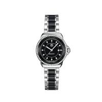 tag heuer ladies diamond set black ceramic bracelet watch