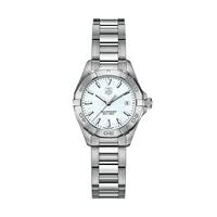 tag heuer aquaracer quartz ladies mother of pearl bracelet watch