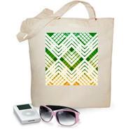 tartan beach bag cool green revisited