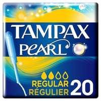 tampax pearl regular applicator tampon single 20pk