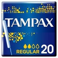 Tampax Regular Applicator Tampon Single 20PK