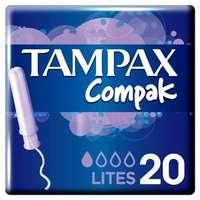 tampax compak lite applicator tampon single 20pk