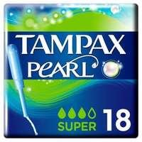 Tampax Pearl Super Applicator Tampon Single 18PK