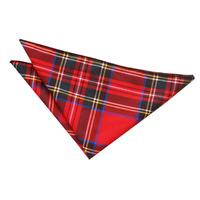 Tartan Red Royal Stewart Handkerchief / Pocket Square