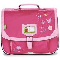 tanns collector flowers cartable 38cm girlss briefcase in pink