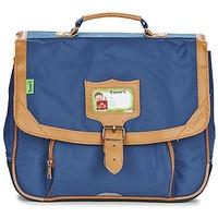 tanns classic cartable 35cm boyss briefcase in blue