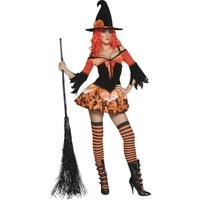 Tainted Garden Wicked Witch Costume, Orange And Black