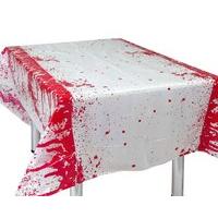 Table Cover Bloody On White 136x265cm