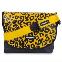tagger cheetah complete shoulder bag 5001 blk cheetah yel