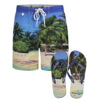 tamarama swim shorts with free matching flip flops tokyo laundry