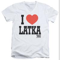Taxi - I Heart Latka V-Neck
