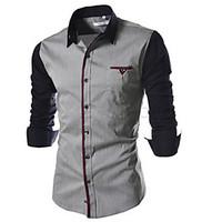 tay lor mens casual shirt collar long sleeve casual shirts