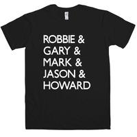 Take That Inspired T Shirt - 5 Names