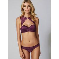 Tabitha lace and satin thong