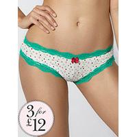 Tatiana ditsy diamond Brazilian briefs