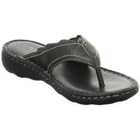 tamaris 112721028001 womens flip flops sandals shoes in black