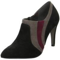 tamaris tuna womens court shoes in black