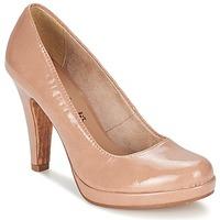 tamaris ottilie womens court shoes in beige