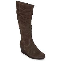 Tamaris WEDGED TALL BOOT women\'s High Boots in brown