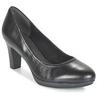 tamaris oka womens court shoes in black