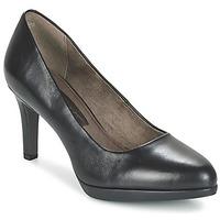 tamaris belaia womens court shoes in black