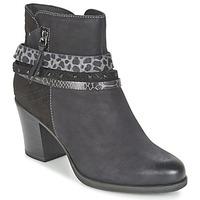 tamaris tchoussa womens low ankle boots in black