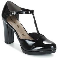 tamaris cralia womens court shoes in black