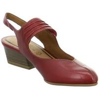 tamaris sling womens sandals in red