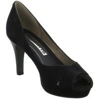 tamaris mary jane womens court shoes in black