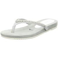 Tamaris Zehensteg women\'s Flip flops / Sandals (Shoes) in Silver