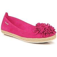 tamaris flower espradrille womens shoes pumps ballerinas in pink