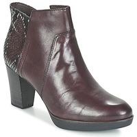 tamaris vicha womens low ankle boots in red