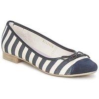 Tamaris STRIPE BALLERINA women\'s Shoes (Pumps / Ballerinas) in Multicolour