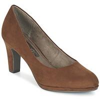 tamaris kazanka womens court shoes in brown