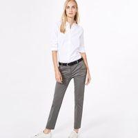 Tailored Fit Satin Trousers - Graphite