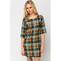 Tartan Check Bodycon Dress