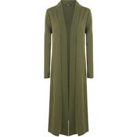 Taylah Crepe Midi Cardigan - Green