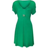 Tamika Sparkle Button Detail Top - Jade
