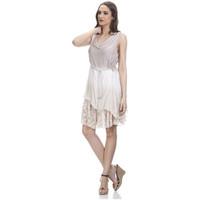 Tantra Dress MARINE women\'s Dress in BEIGE