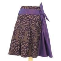 Tara Jarmon Size EU 40 UK 10/12 Purple Knee Length Skirt