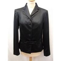 tara jarmon size 8 black jacket