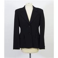 tara for zvictory paris size 12 black wool blend jacket