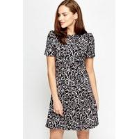 Tapestry Print Swing Dress