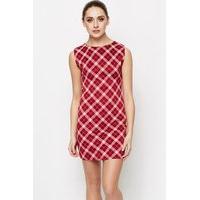 tartan check bodycon dress