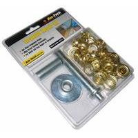 Tarpaulin Repair Kit Including Punches, Grommets & Washers