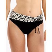 Tanzania Fold Brief - Black and Cream