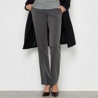 tall straight cut stretch trousers